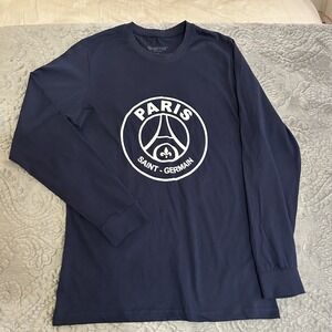 MESSI 30 Soccer Paris Saint Germain x Qasimof Navy Blue T Shirt Sz M